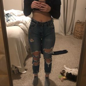 Cello Distressed Boyfriend Jeans